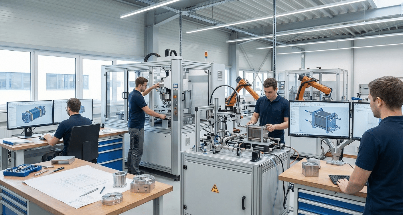 Technologieentwicklung für eine industrielle Skalierung