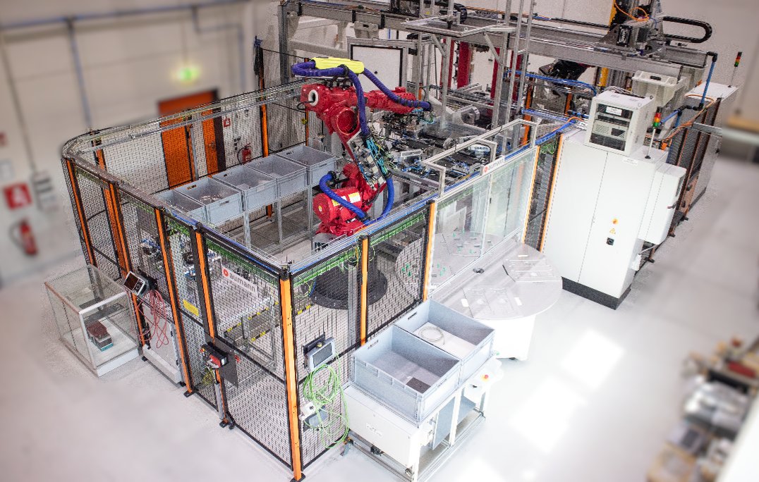 Die vollautomatisierte Demontage-Anlage