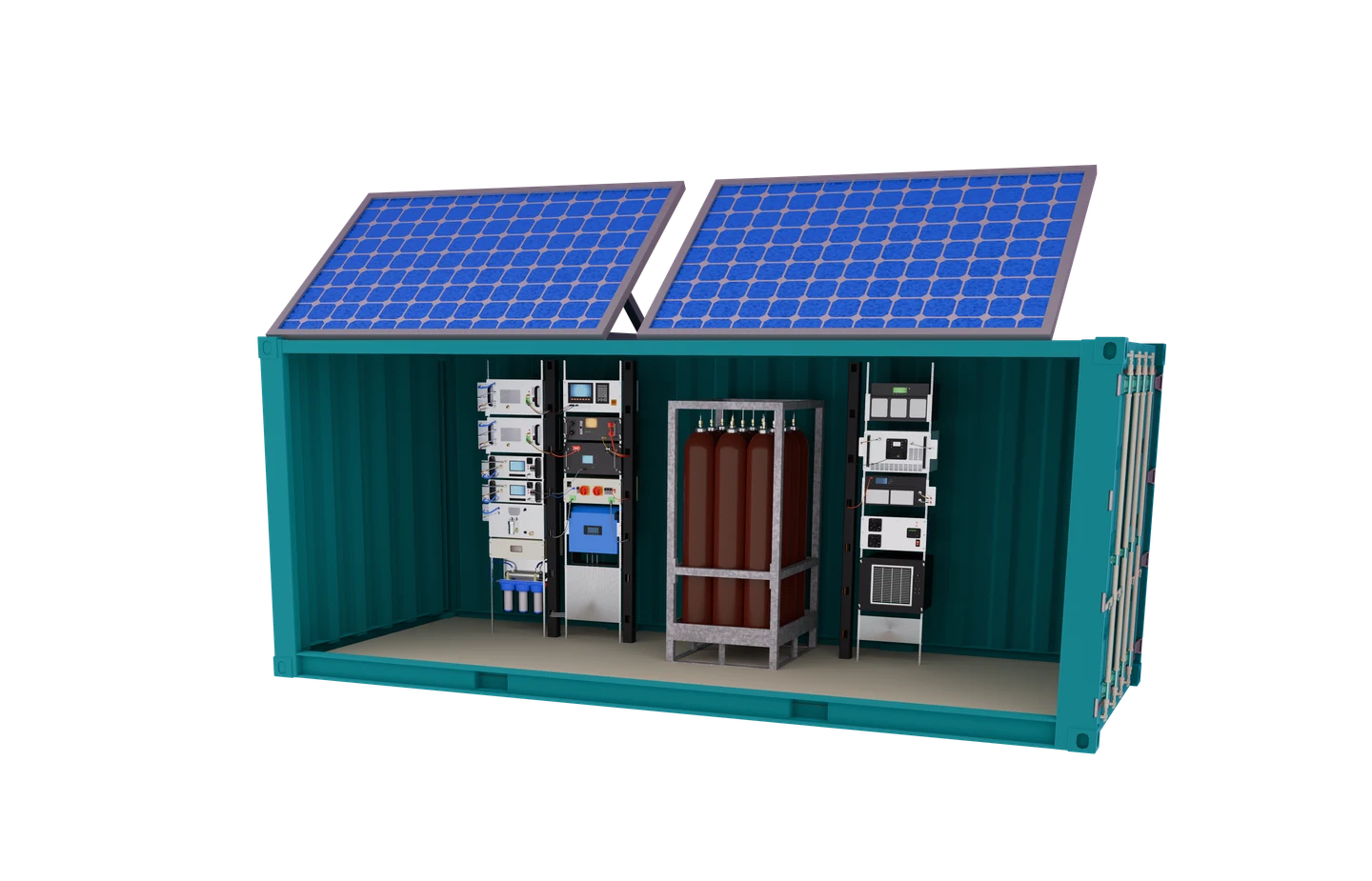 Das H2-Microgrid im Container